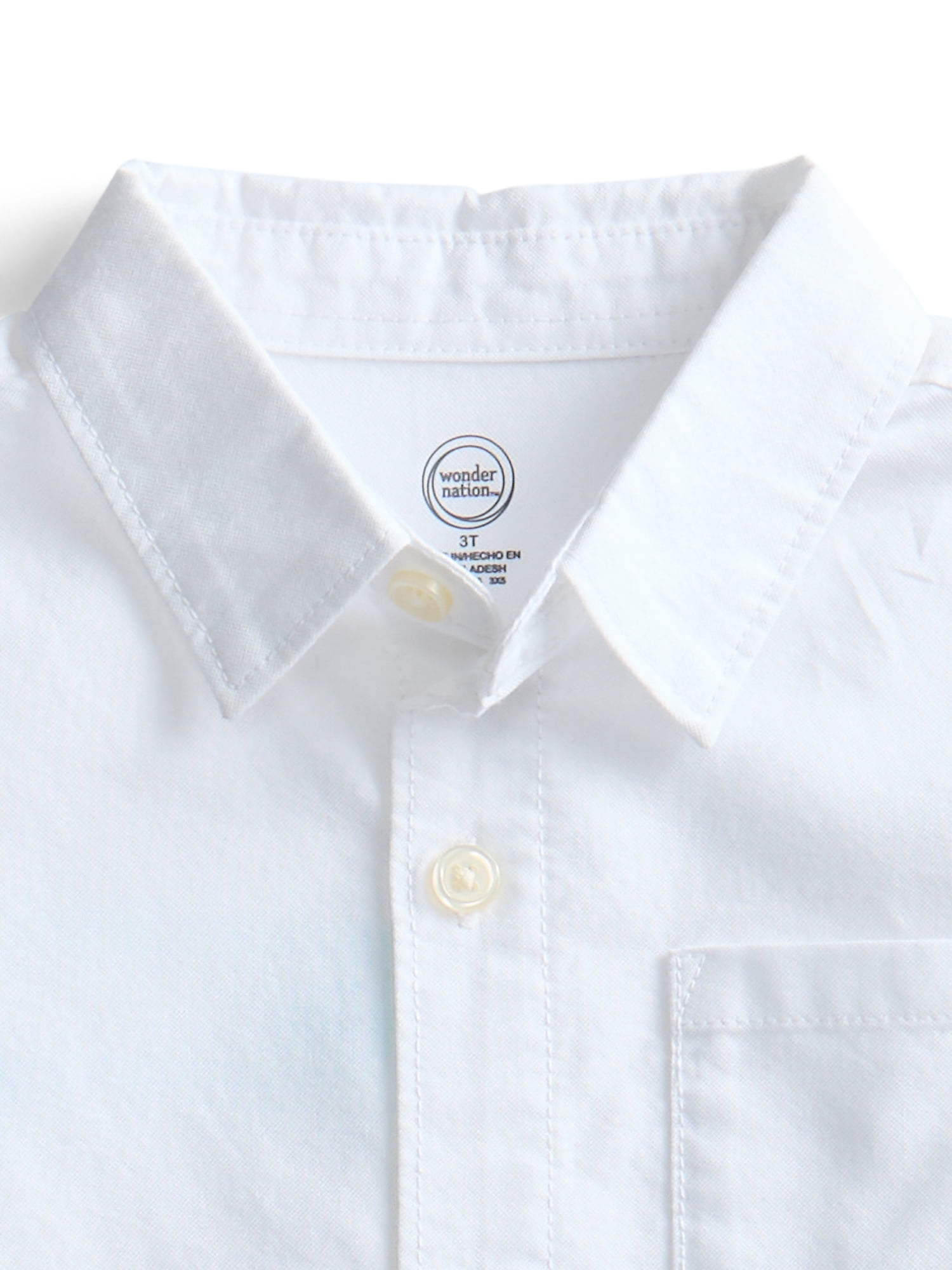 Wonder Nation Toddler Boys Woven Shirt, Sizes 12M-5T
