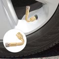 thumbnail image 5 of KAKOWELY valve adapter 4 Pcs Tire Valve Stem Extenders for Car Trucks RVs and Motorcycles Brass Valve Extension Rods Auto Tire Valve Adapter Kit1.77"X1.77"X0.39", 5 of 5