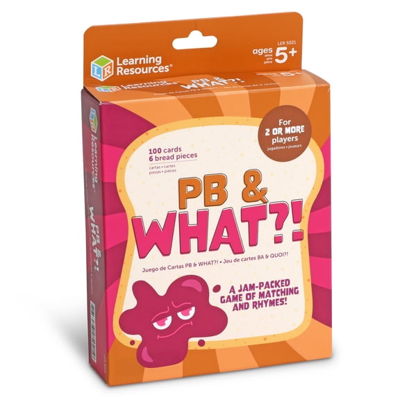 Learning Resources PB & What? - Reading Readiness, Language Development, Ages 5 