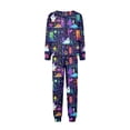 thumbnail image 5 of Halloween Family Matching Pajamas Sets, Halloween Family Leisure Loungewear, Pumpkin Ghost Holiday PJS Sleepwear, Seasonal Halloween Party Family for Home Relaxing Casual Daily Wear Indoor, 5 of 7