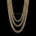 Lahoeai Stainless Steel Necklace 18K Gold Vacuum Plated Double Sided