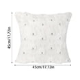 thumbnail image 3 of Easter Bunny Pillow Cases and Embroidered Pillow Covers, Decorative Easter Decor for Sofa and Bedroom, High-End Floral Cushion Shells for Living Room, Multiple Styles, 1-Pack, 3 of 7