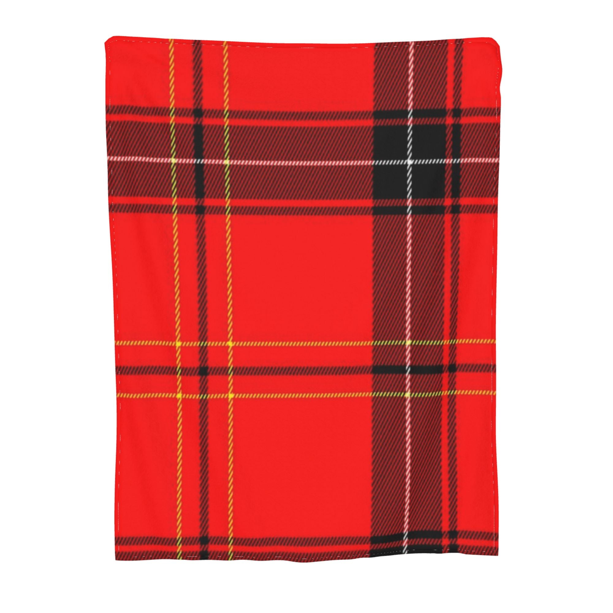 Scottish Plaid Throw Blanket, Super Soft AntiPilling Flannel Bed