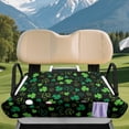 thumbnail image 3 of XYZCANDO Shamrock Clover Golf Cart Seat Cover With 4 Front Pockets - Non-Slip Washable Universal Accessory for Golfers, 3 of 8