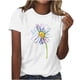 thumbnail image 1 of Fiudx Liquidación de Ofertas Flash Camiseta Estampada de Manga Corta con Cuello Redondo Informal para Mujer, 1 of 2