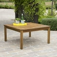 thumbnail image 2 of Christopher Knight Home Perla Table Basse en Bois d'Acacia d'Extérieur, Finition Teck, 2 of 5