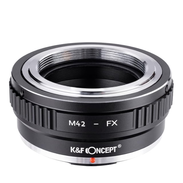Anillo adaptador de montura de objetivo K&F Concept M42 42 mm para Fuji XPro1