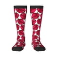 thumbnail image 2 of Picia Women Crew Soft Moisture-wicking Socks Tulips Flowers Pattern Design Cotton Socks, One Size fit All, 2 of 9