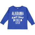 thumbnail image 3 of Inktastic Alabama Awesome Since 1819 Boys or Girls Long Sleeve Toddler T-Shirt, 3 of 5