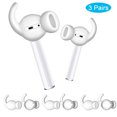 thumbnail image 2 of 3 Pairs Drop Resistance Improved Bluetooth Earphone Eartips Cover In Ear Silicone Case with Earbud Hooks, 2 of 8