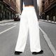thumbnail image 4 of Pincandy Women's Fashion Casual Solid Color Ruched Elastic Waist Pants - Loose Fit for Outdoor Activities, 4 of 5