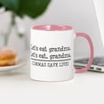 thumbnail image 3 of CafePress - Lets Eat Grandma. Commas Save Lives Mugs - 11 oz Ceramic Mug - Novelty Coffee Tea Cup, 3 of 4