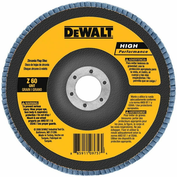 Disco de solapa DEWALT DW8352 tipo 27 60G 115 mm x 22 mm