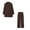 Coffee, variant on UAMVSH Cotton Linen 2 Piece Outfits for Women Casual Button down Long Sleeve Shirts Pantsuits Sets Soft Beach Vacation Loungewear(X-LargePink)