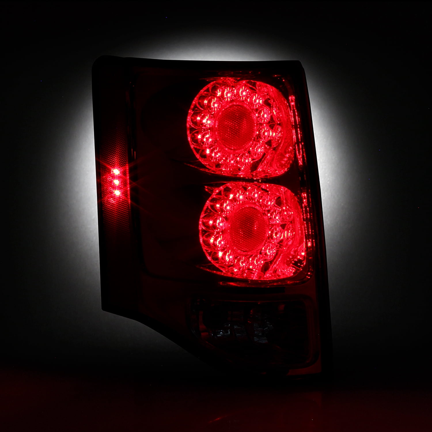 AKKON - Fits 2011-2020 Dodge Grand Caravan Premium LED Chrome Red Clear Tail Brake Lights w/ Turn Signal Driver Left Side