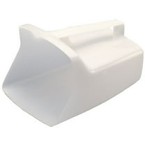 Rubbermaid Commercial Bouncer Bar/Utility Scoop, 64oz, White - one scoop.
