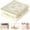 Beige, variant on Storage Cubes,storage cubes,1 Pack Small Foldable Fabric Storage Cube Organizer - Linen Collapsible Storage Bin with Rope Handles for Home, Closet, Office, Toys, Clothes, Durable & Stylish