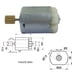 thumbnail image 5 of Riwesomey DC 12V 11800rpm Cerradura de puerta trasera de automóvil Espejo retrovisor Motor Vehículo Pestillo Captura Motores Actualización de automóvil Vehículos, repuestos y accesorios Mis Riwesomey VI021393-00B, 5 of 6
