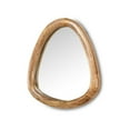 thumbnail image 1 of Abbott Medium Freeform Tritangle Mango Wood Wall Mirror – Modern Decorative Accent for Home or Office, 9.5"H, 1 of 1
