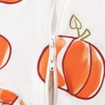 thumbnail image 6 of WIBACKER Halloween Cotton Newborn Baby Footie Pajamas, Sleep and Play Footed Zipper Sleeper for Baby , Pumpkin, 6 of 8