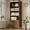 Walnut, variant on UGTOO Natural Wood Color Tall Bookcase – 4-Tier Shelf & 2 Drawers, 300 lb Weight Limit (31.49" x 11.81")
