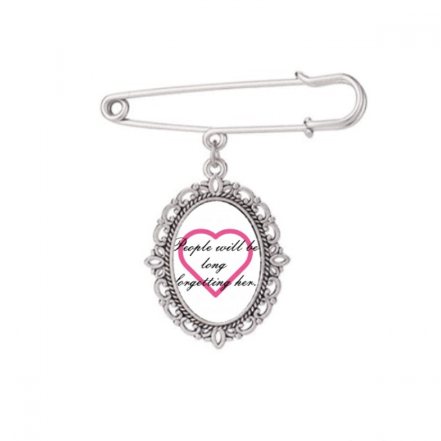 Commémorer l'Oubli des Sentiments Anglais Broche Épingle Robe Chemise Châle Clips