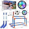 thumbnail image 5 of 3-in-1 Hover Soccer Ball Hockey Set,Led Lights Floating Air Football,Indoor Outdoor Sport Toys for Kids,Christmas Birthday Gifts for Boys Girls Aged 3 4 5 6 7 8-12, 5 of 7