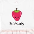 thumbnail image 4 of Inktastic Cute Strawberry Strawbaby Girls Toddler Dress, 4 of 5
