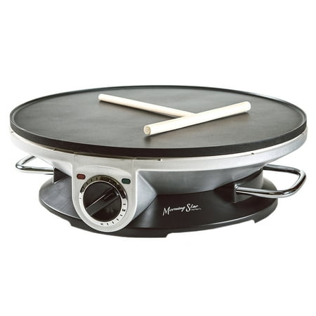 Morning Star - Crepe Maker Pro - 13 Inch Crepe Maker & Electric Griddle - Non-stick Pancake