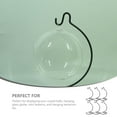 thumbnail image 3 of Shisuyan 6pcs Desktop Glass Globe Hanging Rack Sturdy Air Planter Holder Hanging Rack for Terrarium, 3 of 8
