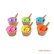 thumbnail image 4 of Inteprter Cuenco de postre de helado, vajilla de plástico para actividades de fiesta, cuchara DIY para el hogar, cuencos pequeños para Cocina y Comedor, 4 of 6