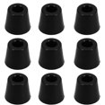 thumbnail image 2 of 10 almohadillas de goma con orificios para tornillos, antideslizantes y antivibración, para lavadoras, secadoras y electrodomésticos., 2 of 8