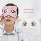 thumbnail image 4 of Soidarity Cubiertas de ojos ajustables para mujeres y hombres, venda de dibujos animados, ligera, cómoda, visera para dormir, viaje, avión, oficina, Tratamientos faciales Tipo 2 Soidarity CE014353-02, 4 of 6