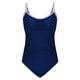 thumbnail image 4 of Traje de Baño de Manga Larga de las Mujeres Color Sólido Sexy Suspender Traje de Baño de una Pieza, Poliéster Bikini, 4 of 6