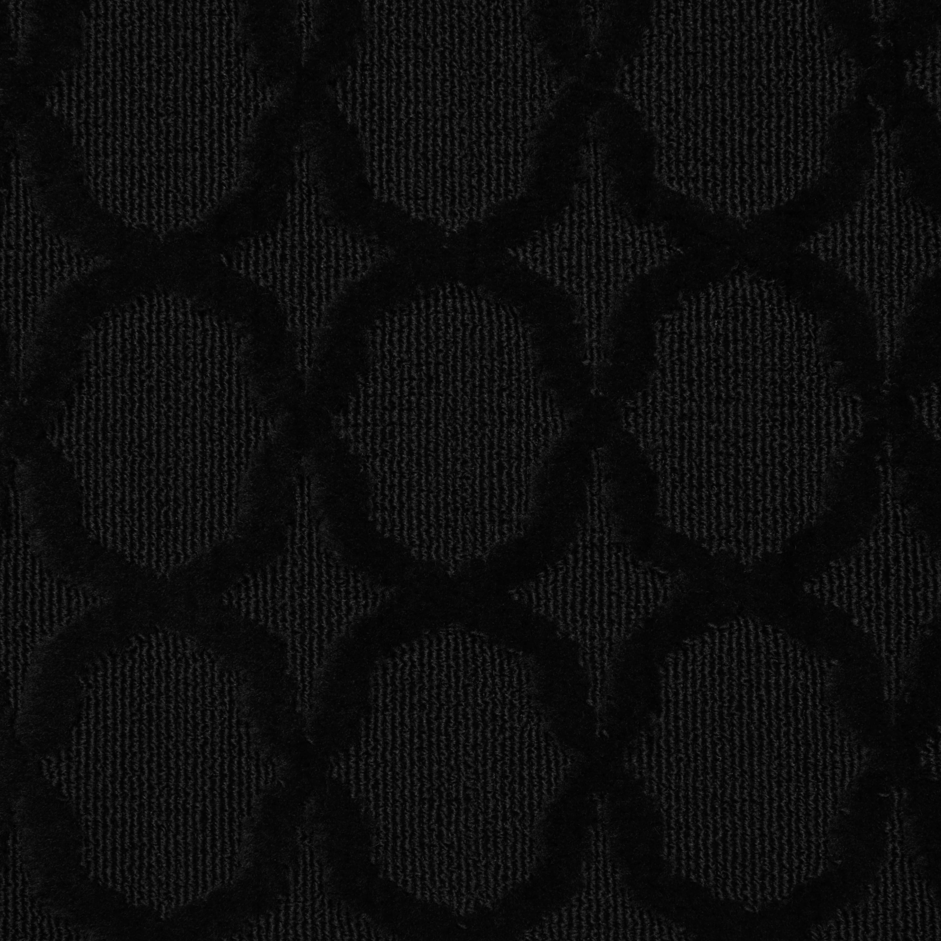Garland Rug Sparta Black Round Indoor Area Rug, 5' x 5'