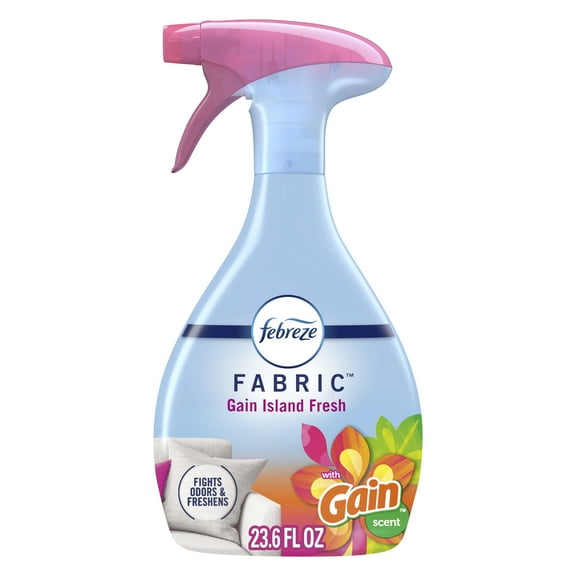 Febreze Fabric Spray Air Freshener, Odor-Fighting Fabric Refresher, Gain Island Fresh, 23.6 fl oz