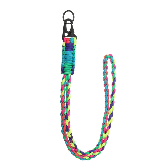 Lanyard Paracord Uxcell, Collar de Llave Resistente Colorido