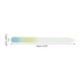 thumbnail image 2 of Unique Bargains Dual-Color Glass Multifunctional Nail File 4 Pcs Blue Gradient Yellow, 2 of 6