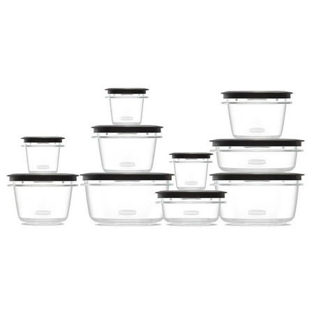 Premier 22 Piece Food Saver Storage Container Set With Easy Find Premier 22 Piece Food Saver Storage Container Set With Easy Find Lids Grey