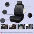 thumbnail image 3 of Fundas universales impermeables de cuero PU para asientos de auto, 3 of 9