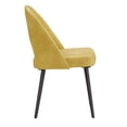 thumbnail image 5 of Weston Home Kolten Upholstered Dining Chairs, Set of 2, Yellow PU Leather, 5 of 9