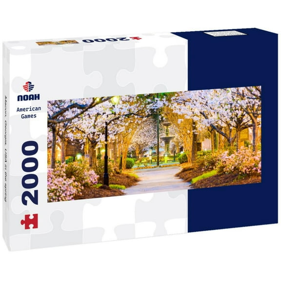 Noah Jigsaw Puzzle Macon, Georgia, USA in the spring panorama 2000 pieces