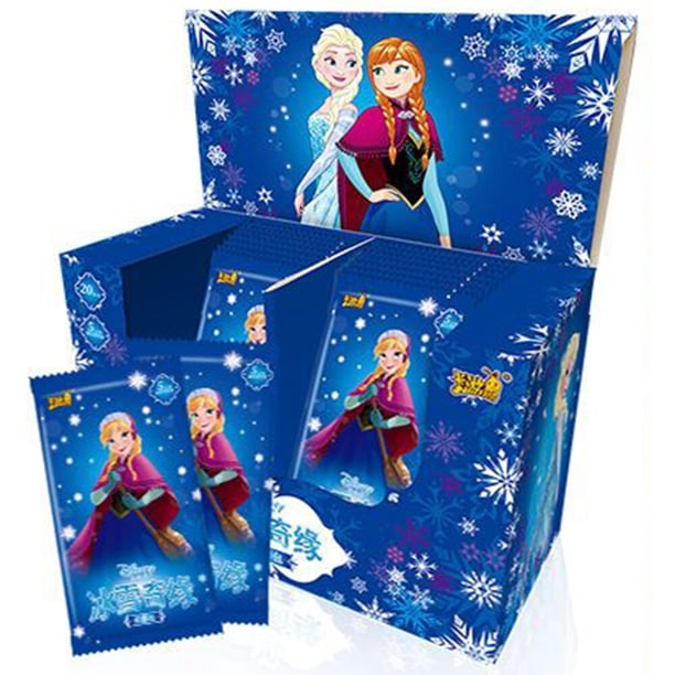 Tarjeta Original de princesa de Disney para niñas, colección de tarjetas Flash de FROZEN de Disney, 100 ° aniversario de Star Wars, héroe de MARVEL Battle, Anime Fivean unisex