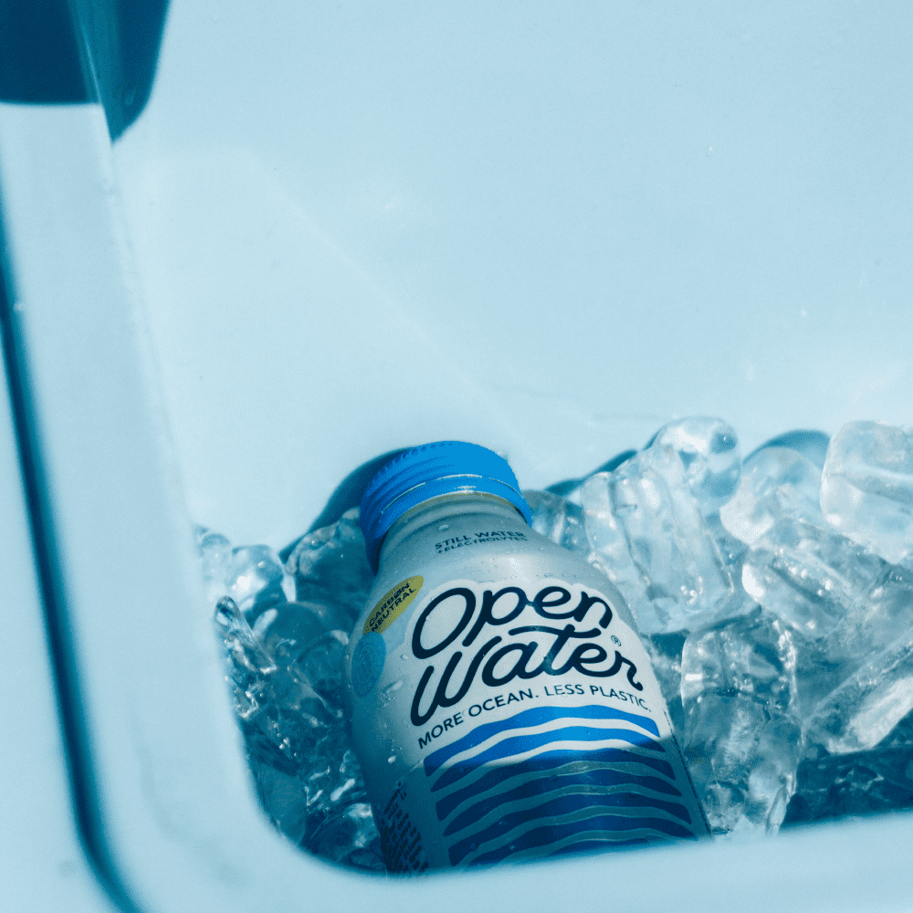 Open Water | Still Bottled Water with Electrolytes in 16-oz Aluminum Bottles (3 Cases, 36 bottles TOTAL) | BPA-Free and Eco Friendly