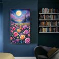 thumbnail image 4 of Kit de pintura por números sobre lienzo, arte al óleo artesanal, decoración de pared de rosa claro de luna, 40x70cm, 4 of 9