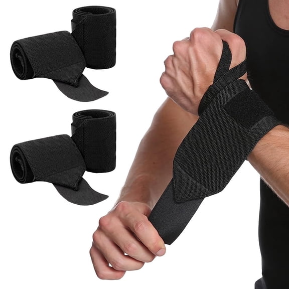 4 Pack Wrist Lifting Straps,Non Slip Compression Gym Wrist Wraps for Weightlifting,Strength Training,Workout Support