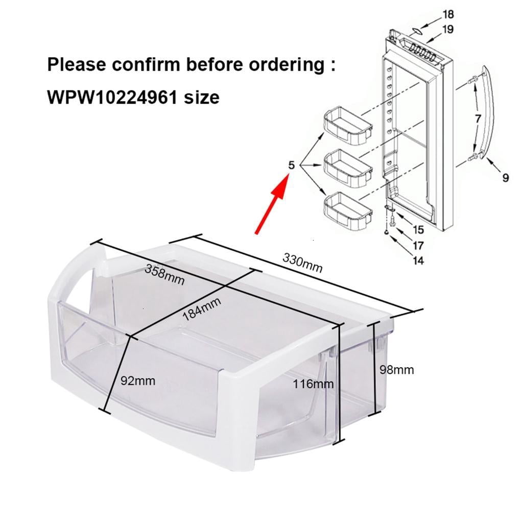 Right Refrigerator Shelf Replacement Heavy Duty Design Look Low Maintenance