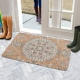 thumbnail image 5 of Boho Retro Light Orange Carpet Door Mat 30 X 17 Inch Welcome Doormat Indoor Outdoor Entrance Floor Mat Non Slip Spring Summer Decor Rubber Mats, 5 of 6