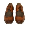 thumbnail image 2 of Goor Mens 4 Eye Leather Lined Brogue Gibson Shoe, 2 of 4