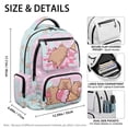 thumbnail image 7 of Jeiento Kids School Backpack for Elementary Girls Capybara Ice Cream 17 Inch Large Capacity Bookbag for Back to School Supplies, Casual Daypack for Travel Hiking, 7 of 7